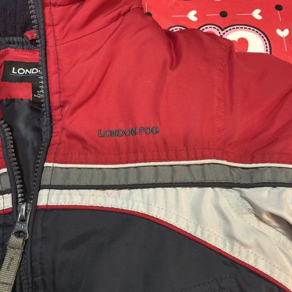 London Fog Winter Coat Jacket 3T Boys Toddler Navy Blue‎ Snow Cold